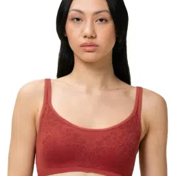 Triumph Red Full Coverage T-Shirt Bra-picture-26