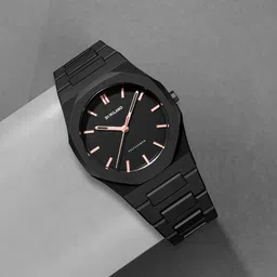 D1 Milano Men Dawn Light Black Dial  Polycarbonate Strap Analogue Watch PCBJ12-99