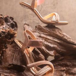 Inc.5 Women's Rose Gold Ankle Strap Sandals-image-99