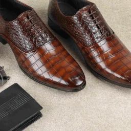 Metro Men's Brown Oxford Shoes-image-42