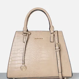 allen solly woman Allen Solly  Textured Structured Handheld Bag image 2