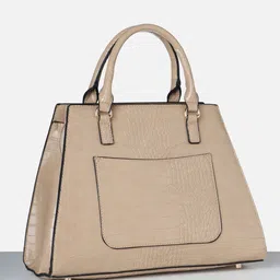 allen solly woman Allen Solly  Textured Structured Handheld Bag image 4