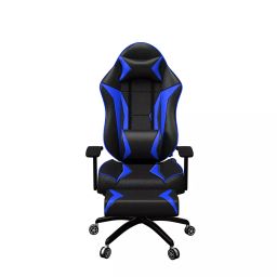 REKART Ergonomic Gaming Chair with Footrest, P.U Moulded Foam, Adjustable Arm Rest (MF5 Blue)-image-38