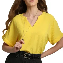 Vero Moda Yellow Regular Fit Top-picture-31