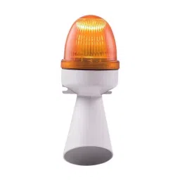RS PRO Amber Buzzer Beacon, 12 V DC, Base Mount, 1999746-34