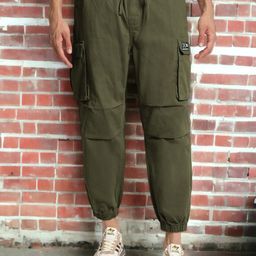Bene Kleed Men Relaxed Pure Cotton Joggers Trousers-image-99