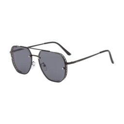 Ted Smith Grey Hexagon UV Protection Unisex Sunglasses-30