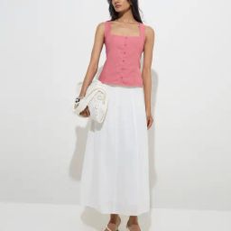 LOV by Westside Pink Solid Top image 3