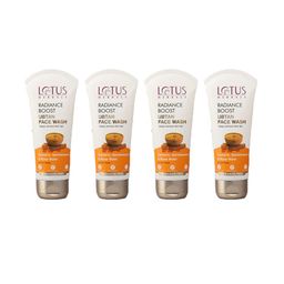 Lotus Herbals Radiance Boost Set Of 4 Ubtan Face Wash With Turmeric-100g Each-29