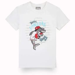 Gini & Jony Kids White Graphic T-Shirt-picture-40