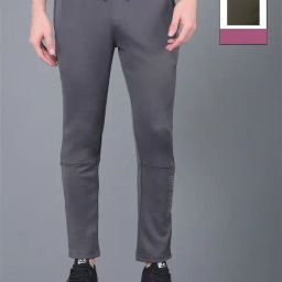 Force NXT Grey & Olive Regular Fit Sports Trackpants - Pack Of 2-picture-4