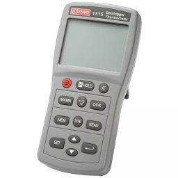 RS PRO 1315 Wired Digital Thermometer, E, J, K, N, R, S, T Probe, 1 Input(s), +1090 (J) °C, +1300 (N) °C, +1370 (K) °C, Model No 1232265-24