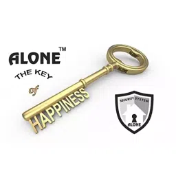 ALONE LOCKS Round 50 mm Steel Chrome 8 Same Keys Double Locking Padlock (Pack of 2) image 4
