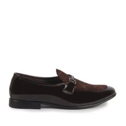 Fausto Men's Brown Formal Loafers-image-74