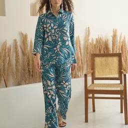 SANSKRUTIHOMES Women Printed Night suit-picture-39