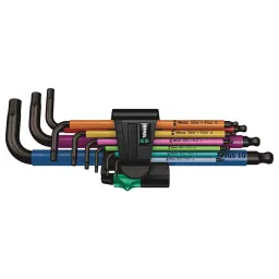 WERA HEX KEY SET W/HOLDER, 10PC, 05022089001-15