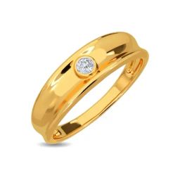 Kisna Diamond & Gold Jewellery Samul 18k (750) Diamond & Gold Ring For Men-picture-30
