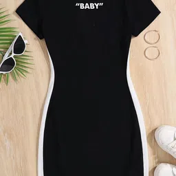 YK Girls Black Dresses-picture-31