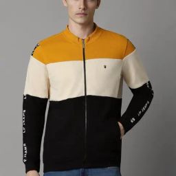 Louis Philippe Multicolored Cotton Regular Fit Printed Sweatshirt-picture-4