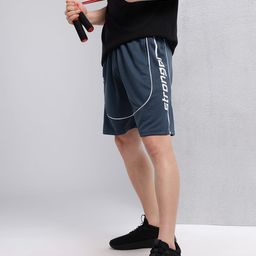 HRX by Hrithik Roshan Men Mid-Rise Typography Print Rapid-Dry Training Shorts-image-43