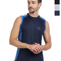 FTX Men Pack of 4 Dri-FIT Colourblocked Round Neck T-shirts-picture-42