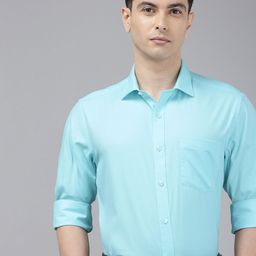 Park Avenue Textured Formal Shirt-image-52
