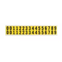 RS PRO Black Self Adhesive Numbers, 15.9 mm Character Height Model No 4453903-image-37