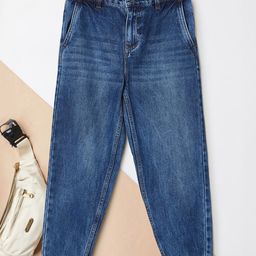 max Boys Regular Fit Mid-Rise Light Fade Pure Cotton Jeans-35