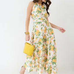 Globus Halter Neck Printed Basic Jumpsuit-picture-38