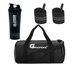 GROUPERS Medium Foldable Sports or Gym Duffel Bag-image-17