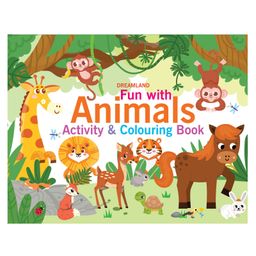 Fun with Animals Activity & Colouring by Dreamland Publications  - English-41
