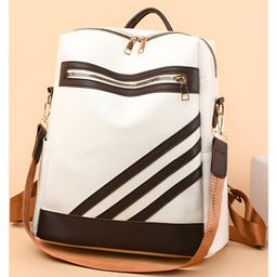 SYGA Women's Anti-Theft Travel Backpack | Dual-Purpose Shoulder Bag for Daily Use & Travel (White)-image-5