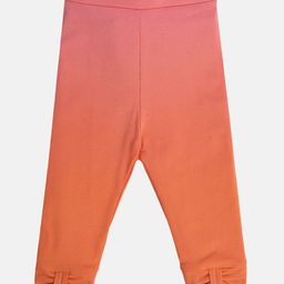 MINI KLUB Cotton Knit Ombre Leggings - Pink & Orange-image-68
