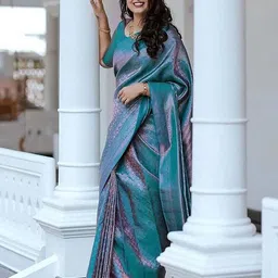 bigben textile Woven Design Zari Banarasi Saree-picture-29