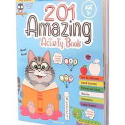 wonder house books 201 Amazing Fun Activities and Puzzles For Children Spot The Difference Logical Reasoning Patterns & Tracing Book - English image 2