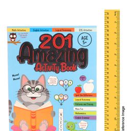 wonder house books 201 Amazing Fun Activities and Puzzles For Children Spot The Difference Logical Reasoning Patterns & Tracing Book - English image 3