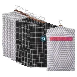 Kuber Industries Black Set of 6 Regular Multi-Utility Organisers-11