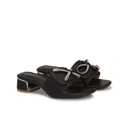 Commander Shoes Block Heel Open Back Heels image 2