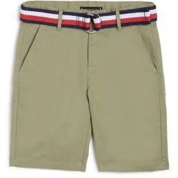 TOMMY HILFIGER Boys Green Solid Shorts-picture-47