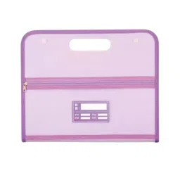 POLEN Horizontal Fullscape Expanding File Folder 13 Pocket Polypropylene Purple-31