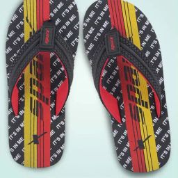 Sparx Kids Black Flip Flops-image-23
