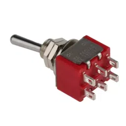 RS PRO Toggle Switch Panel Mount On-On DPDT Solder Terminal, 7347016 image 2