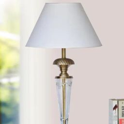 Kapoor E Illuminations Golden Brass Table Lamp - Set of 1-33