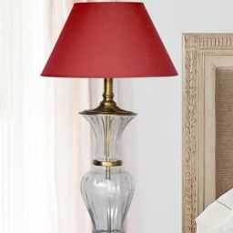 Kapoor E Illuminations Golden Brass Table Lamp - Set of 1-46