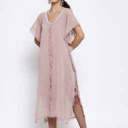 Lela Pink Lace Kaftan-image-46