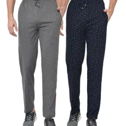 Vimal Jonney Multicolor Cotton Trackpants - Pack of 2-picture-48