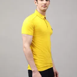 Antony Morato Yellow Short Sleeves Polo T-Shirt-image-55