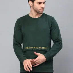 Rigo Green Round Neck Sweatshirt-image-62
