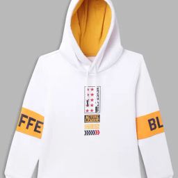 Blue Giraffe Kids White & Orange Printed Full Sleeves Sweatshirt-image-61