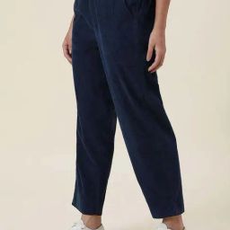 Fabindia Navy Cotton Mid Rise Pants-image-32